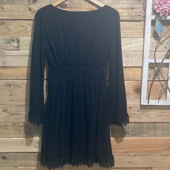 En Creme Bohemian Black Mini Dress. C - Picture 7 of 13